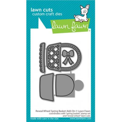 Lawn Fawn Cutting Dies - Reveal Wheel Spring Basket Add-On